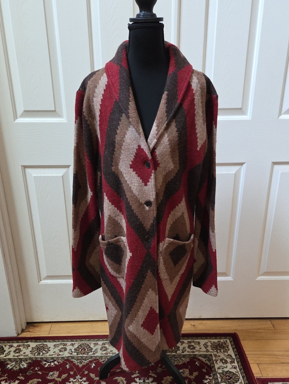 Ralph Lauren Wool Sweater Coat XL